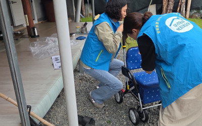 [장흥군 장흥읍] 불우이웃 성인용보행기 전달…