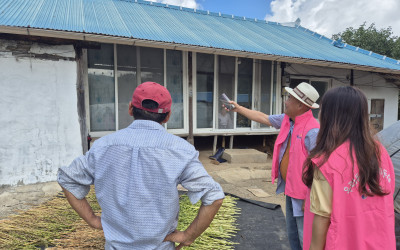 [해남군 계곡면]방충망 교체 요청 현장 방문…
