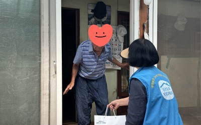 [해남군 계곡면]햇살푸드 물품 전달 및 안부…