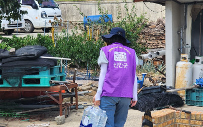 [신안군 암태면]복지기동대, 폭염 취약계층에…