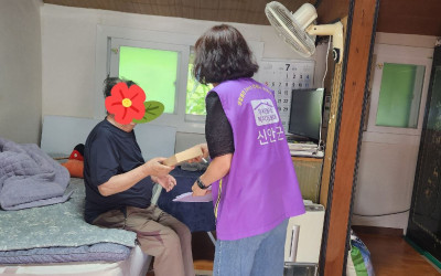 [신안군 암태면]고독사 예방을 위한 안부 확…