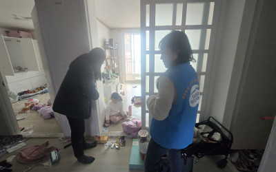[순천시 풍덕동] 고난도사례관리가구 청소방역