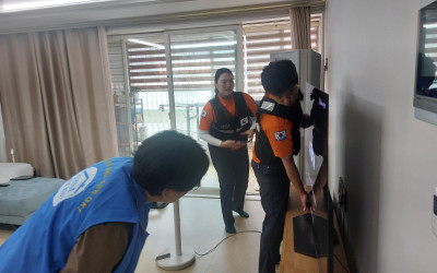 순천시 119생활안전순찰대 전기안전 협업