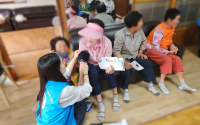 [영광군 군서면] 복지기동대, 경로당 건강상…
