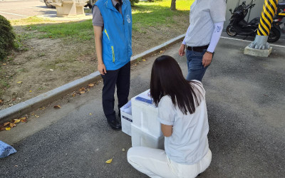 [순천시] 추석맞이 후원물품 배분 1