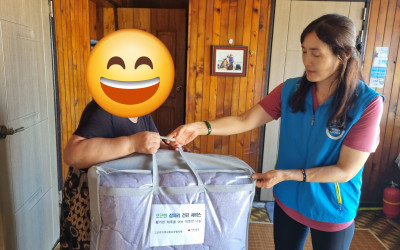 [진도군 고군면] 우리동네복지기동대 물품전달…