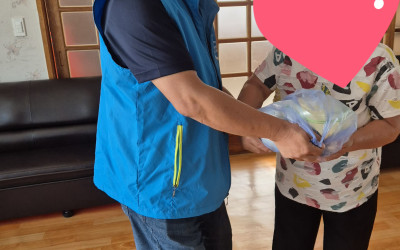 [해남군 현산면]현산면 복지기동대, 후원물품…