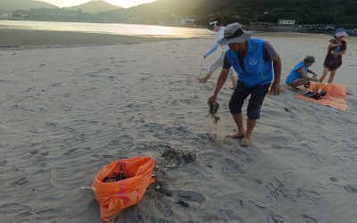 [완도군 청산면]해변 정화활동