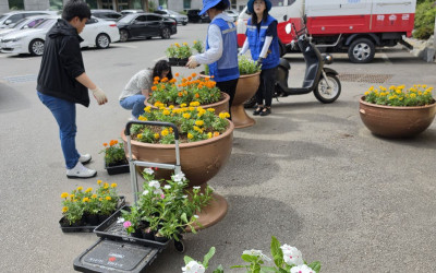 [화순군 화순읍] 우리동네 복지기동대 꽃 심…