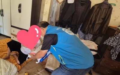[해남군 현산면] 기부물품 전달 및 안부살피…