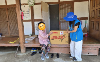 [강진군 병영면] 독거노인 선풍기 지원