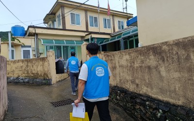 [완도군 청산면] 취약계층가정방문 및 물품전…