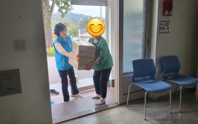 [화순군 동복면] 기부물품(쌀국수 전달)