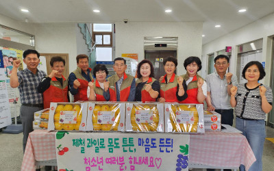 [해남군 황산면] 복지기동대 청소년 과일꾸러…