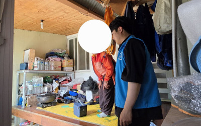 [완도군 청산면] 취약계층 방문 안부 확인