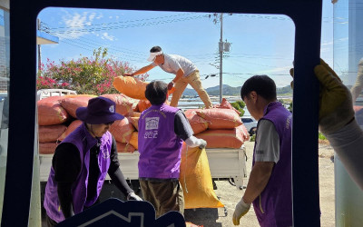 (신안군 하의면) 헌옷수거 경진대회준비