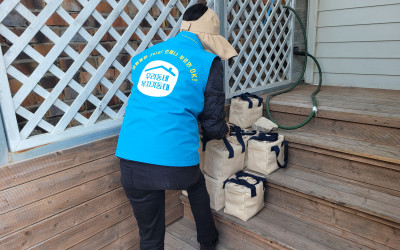 [완도군 금당면]저소득 노인 무료급식 밑반찬…