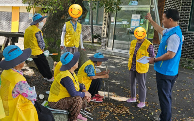 [화순군 동복면] 노인 일자리 현장방문