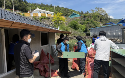 [진도군 임회면]장애가구의 집청소 실시