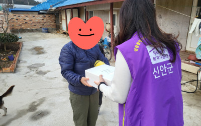 [신안군 안좌면] 신안군복지재단 후원물품 전…