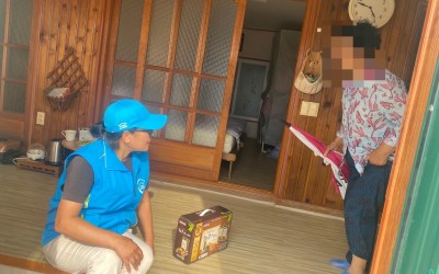 [완도군 소안면] 폭염취약계층 폭염키트 전달…