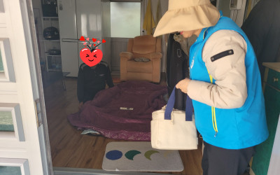 [완도군 금당면]저소득 노인 무료급식 밑반찬…