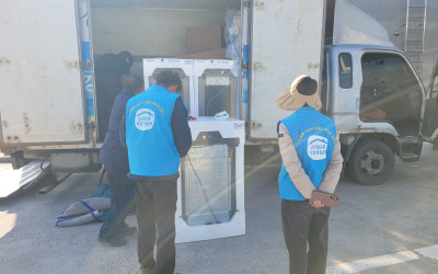 [완도군 금당면]재능기부-이불빨래방 세탁기 …