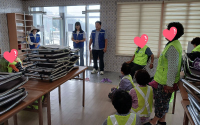 [완도군 금당면]노인일자리 현장점검 및 안전…