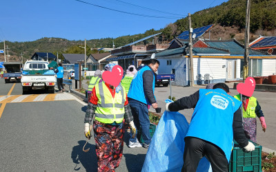 [완도군 금당면]봄꽃 식재 작업 현장 활동