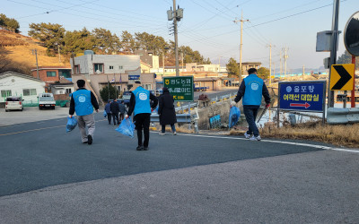 [완도군 금당면]설맞이 해안가 일제 대청소 …