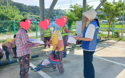 [완도군 금당면]노인일자리 현장점검 및 활동…