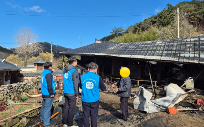 [화순군 한천면] 주택화재 현장 지원