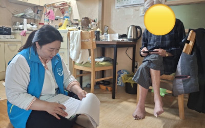 [화순군 한천면] 독거어르신 안부 살피기