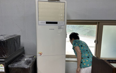 [완도군 보길면]경로당 냉방기기 작동 점검(…