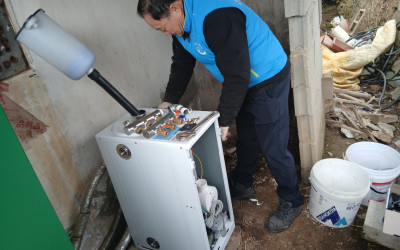 [무안군 해제면]홀몸어르신 가구 보일러교체 …