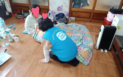 [완도군 청산면]동절기 독거어르신 가정방문