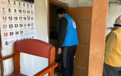 [완도군 청산면]독거어르신 안부 살피기