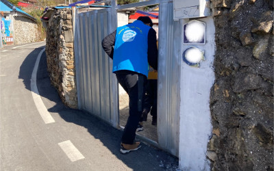 [완도군 청산면]독거어르신 안부 살피기