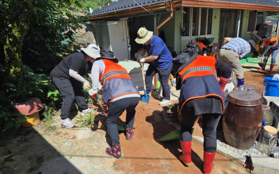 [해남군 북일면]집중호우피해 가구 복구 현장…