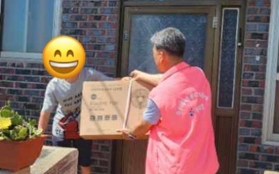 [해남군 계곡면] 후원물품 전달 및 안부살피…