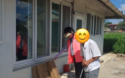 [해남군 계곡면] 후원물품 전달 밒 안부살피…