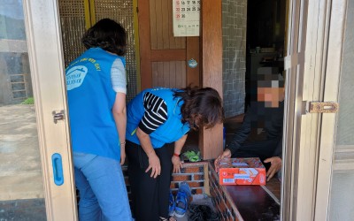 [완도군]후원물품지원 및 안부 살피기가정방문