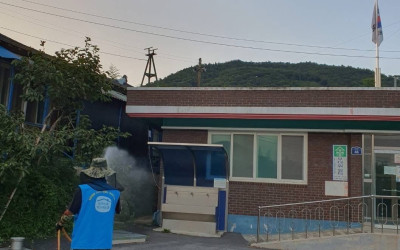 [해남군 삼산면]복지기동대 방역활동