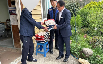 [해남군 옥천면] 저소득 특별구호 물품 전달