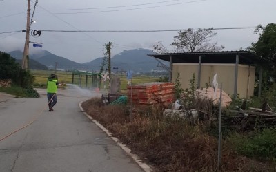 [해남군삼산면] 복지기동대 방역실시