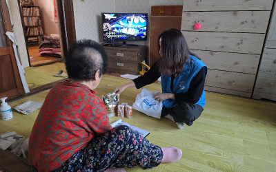 [여수시 국동] 행복한 나눔냉장고 물품 전달