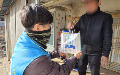 [장성군] 새해맞이 후원물품 전달 및 안부인…