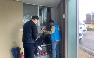 🦖해남군 황산면 옥동마을에 복지기동대원 출동…