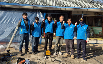 무안군 운남면  방한방풍창 설치