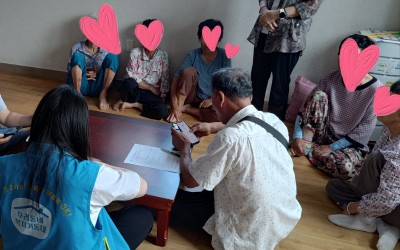 [완도군 청산면]민생회복소비쿠폰 접수증 전달